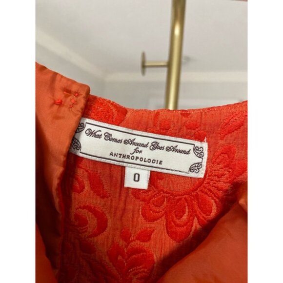 Anthropologie Mini Dress Boho Floral Summer Garden Party Wedding Spring - Picture 9 of 11